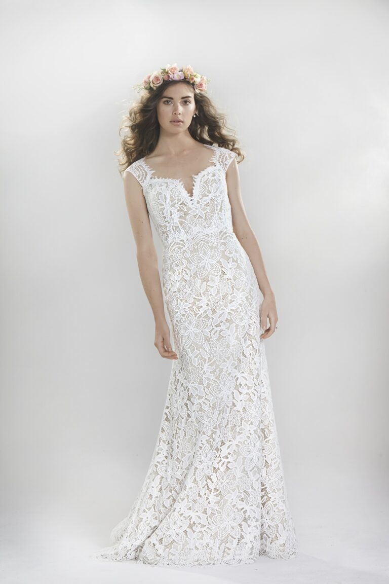 Lace Slim A-Line with Sweetheart Neckline - εικόνα 4