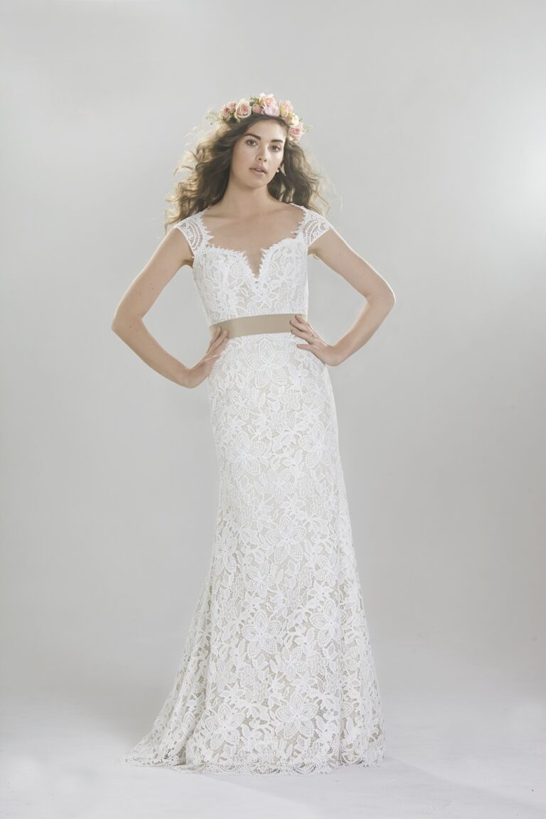 Lace Slim A-Line with Sweetheart Neckline - εικόνα 3