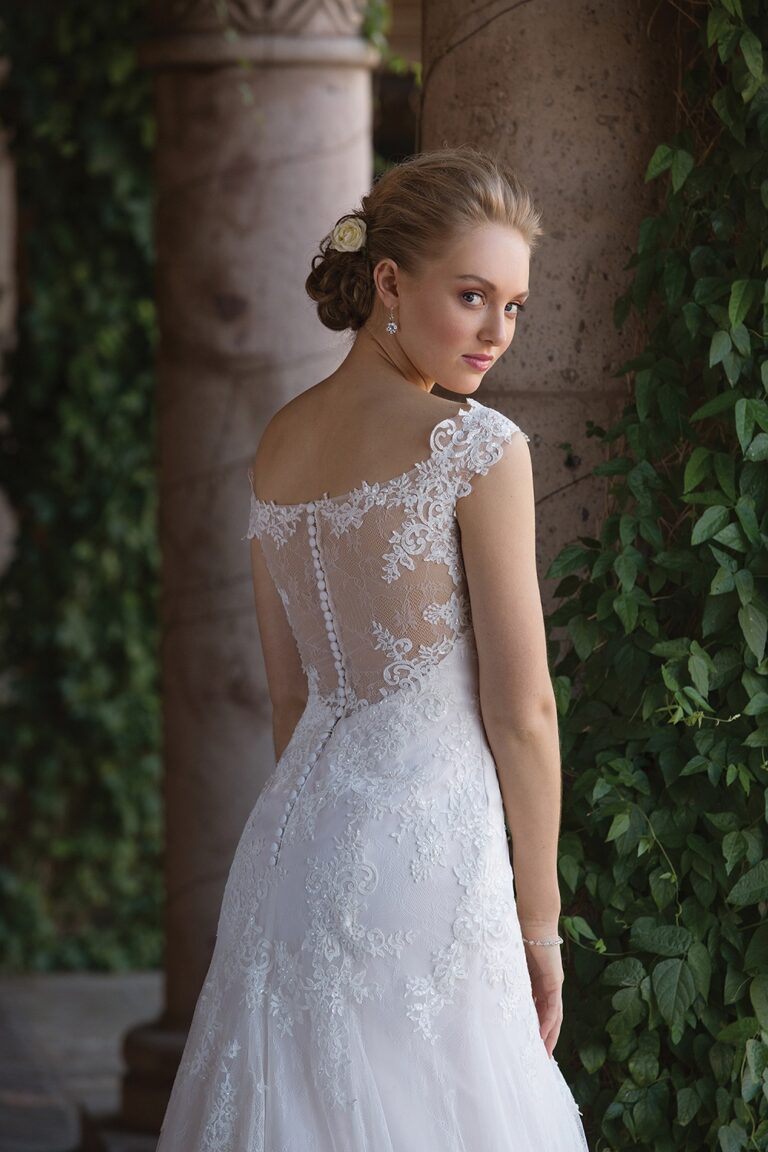 Illusion Lace Off the Shoulder Trumpet Gown - εικόνα 3