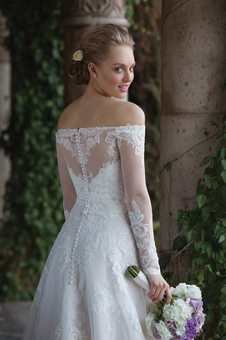Allover Lace A-Line Gown with Sweetheart Neckline and Jacket - εικόνα 6