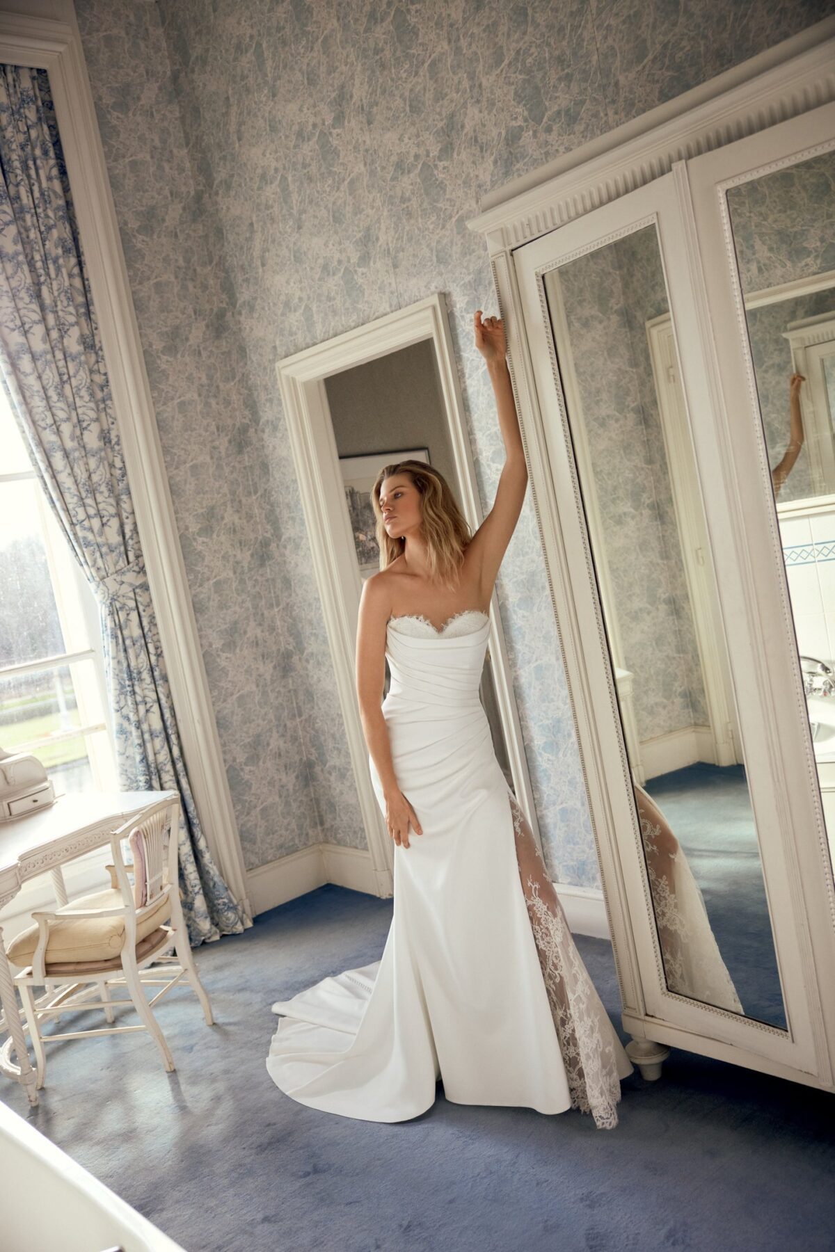 Noryn 88544 Justin Alexander - elegant εφαρμοστή bridal σιλουέτα