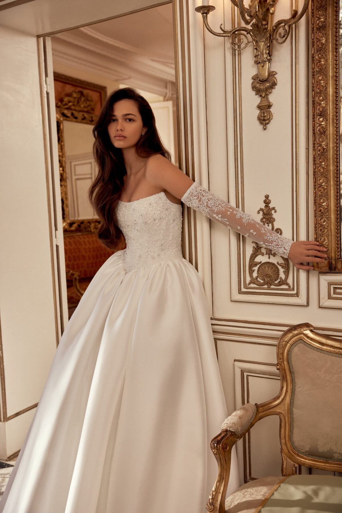 Nikita 88562 Justin Alexander - floral λεπτομέρεια στο strapless μπούστο